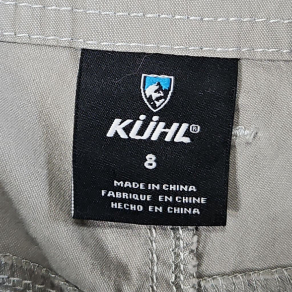 KÜHL Splash Gray 11" Inseam Cargo Shorts Mid-rise size 8 - Picture 5 of 9